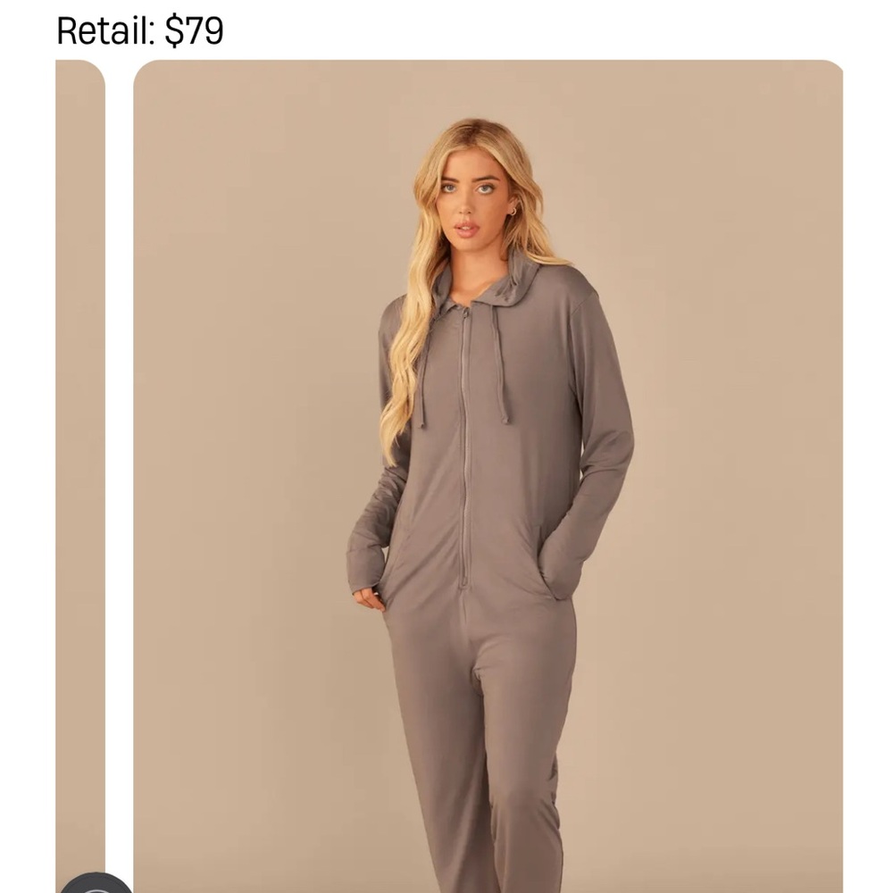 MeUndies Gray Pajama Set Relaxed Fit